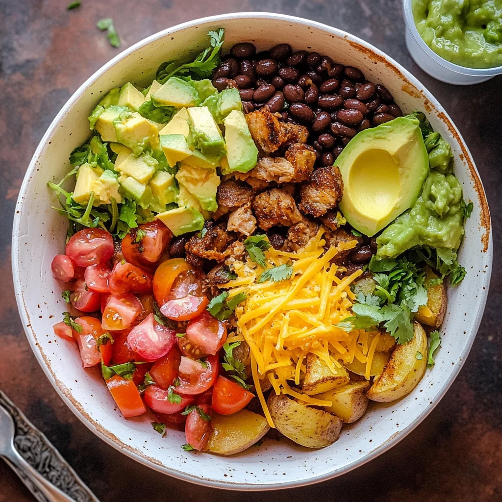 Loaded Potato Taco Bowl