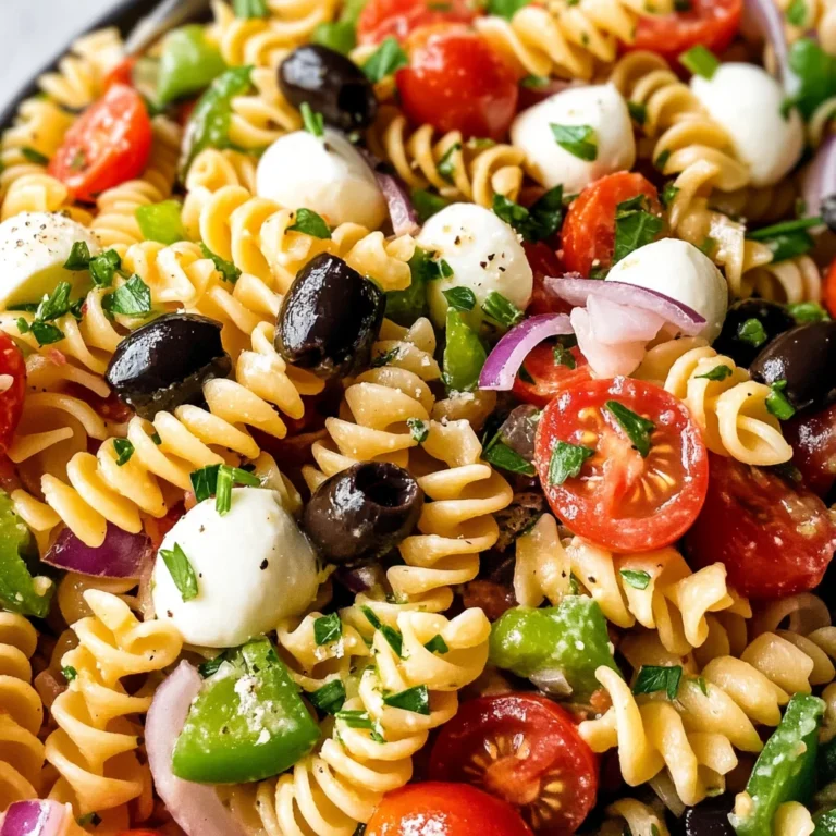 Pasta Salad with Italian Dressing