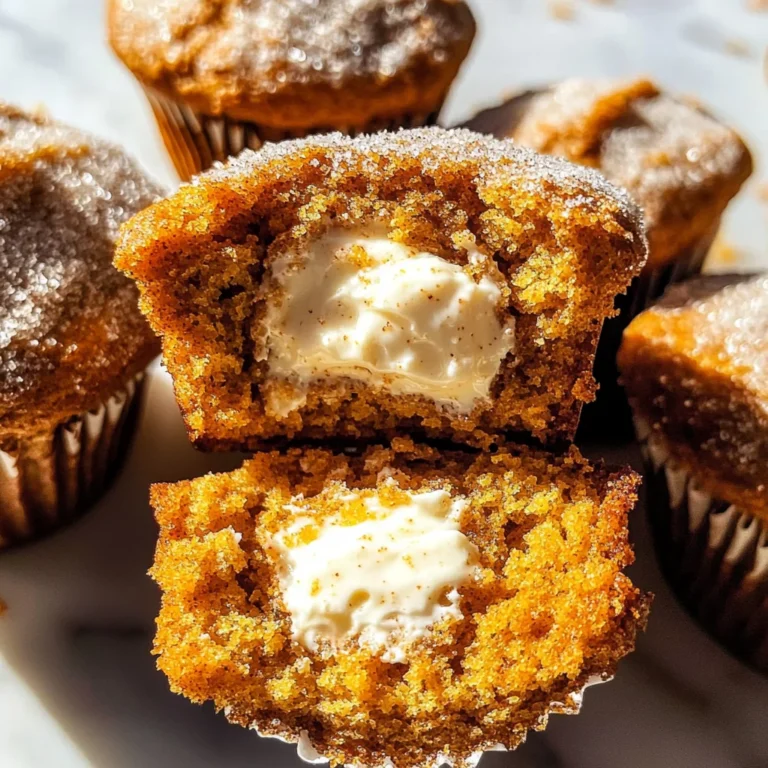 Pumpkin Muffins with Maple Cream Cheese Filling