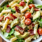 Quick Gluten Free Dairy Free BLT Pasta Salad