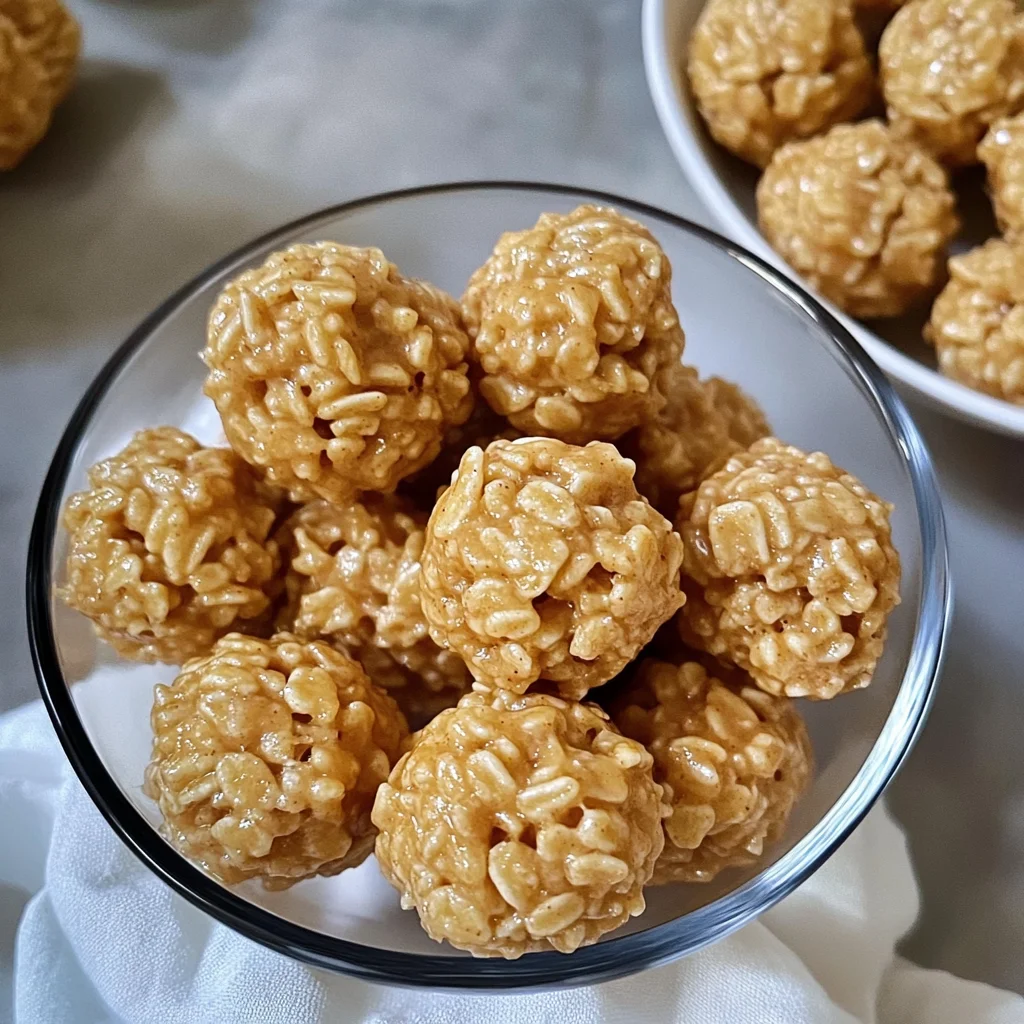 Rice Crispy Peanut Butter Balls