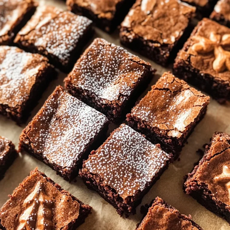Simple Gingerbread Brownies