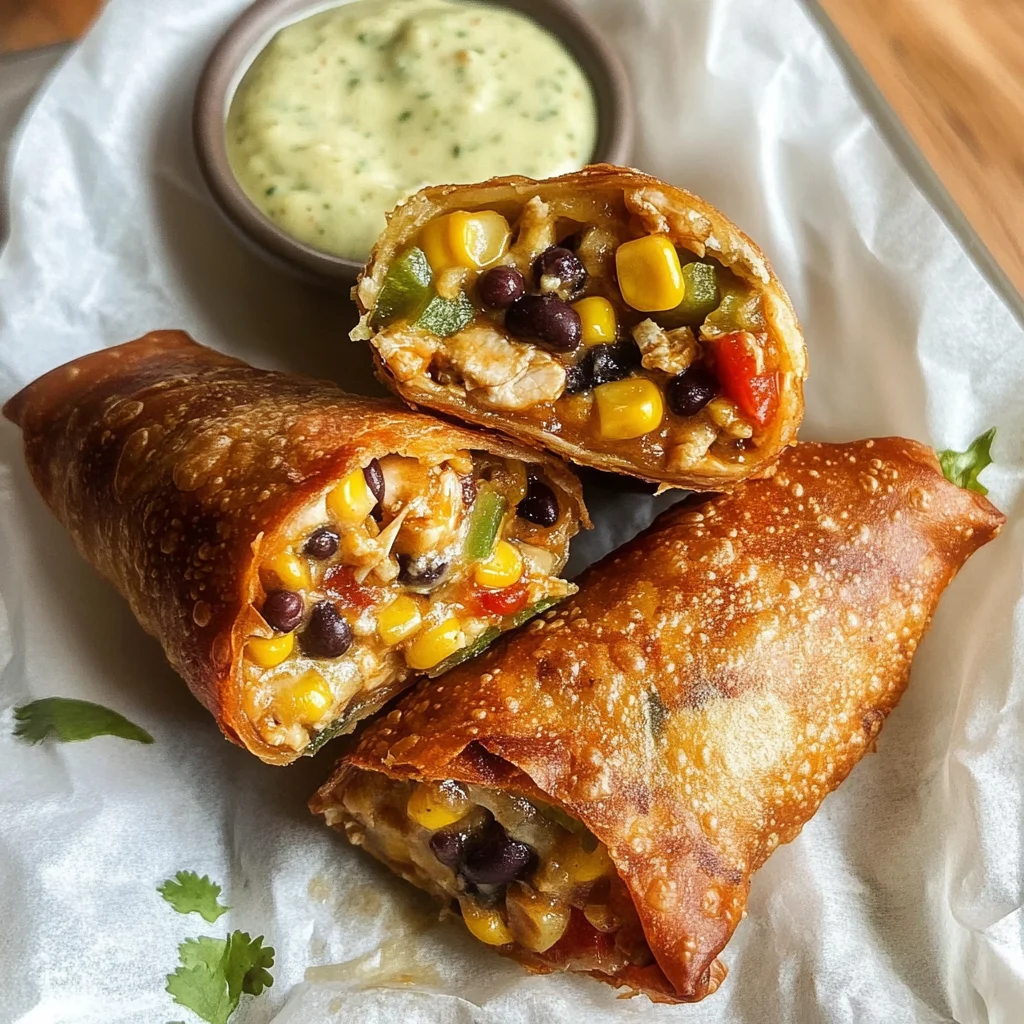 Southwest Chicken Egg Roll