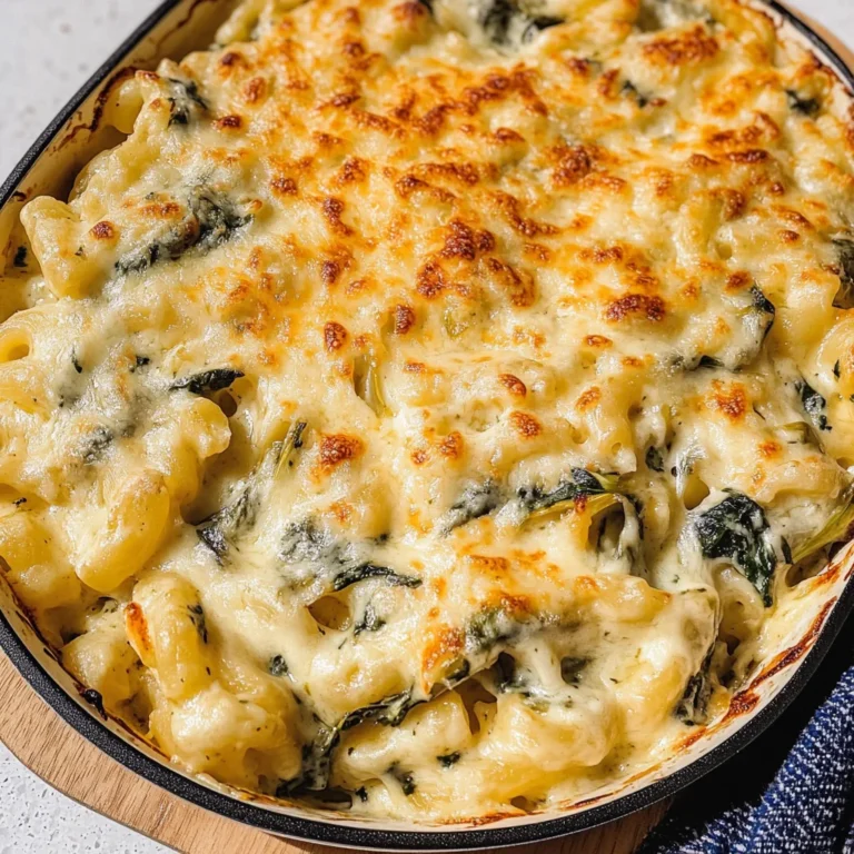 Spinach Artichoke Mac and Cheese