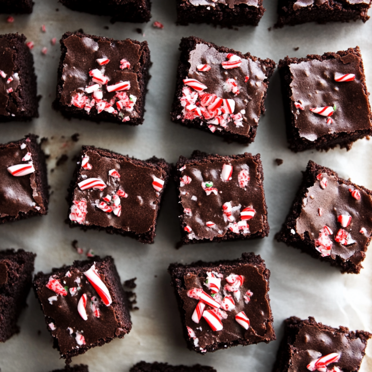 Fudgy Peppermint Brownies