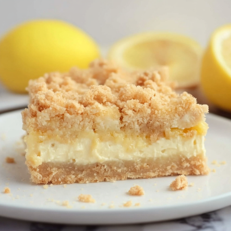 Lemon Cheesecake Crumb Bars