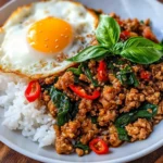 20 Minute Thai Basil Chicken (Pad Gai Krapow)
