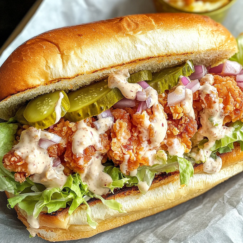 Alabama BBQ Chicken Chopped Sandwich Recipe