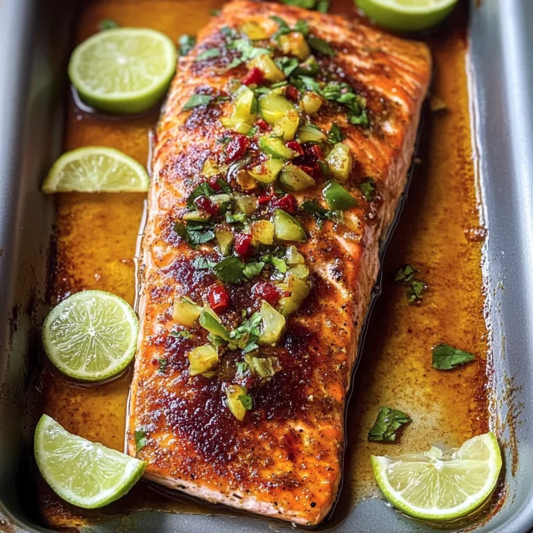 Baked Chili Lime Salmon