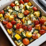 Balsamic Zucchini Tomato Bake
