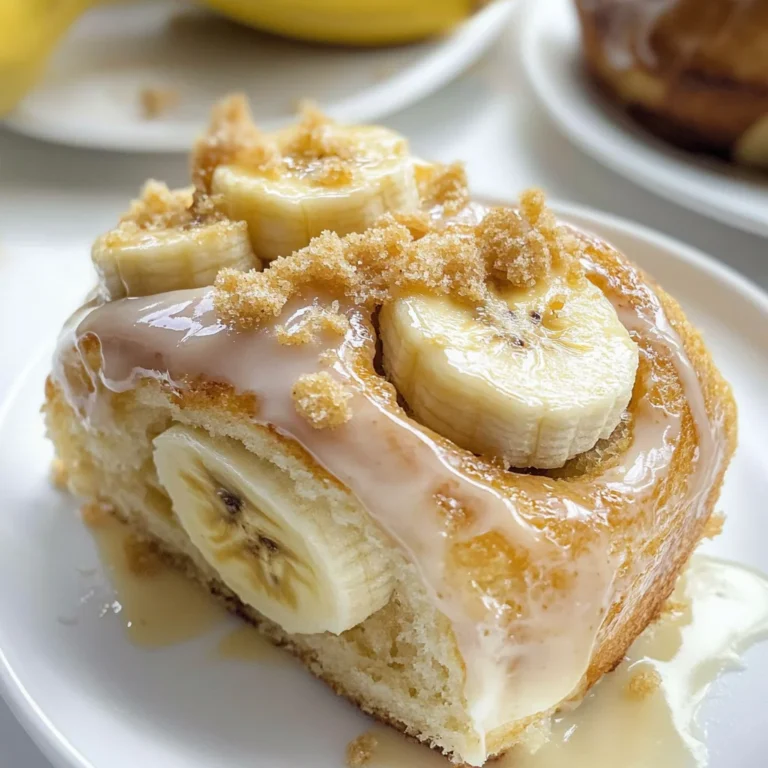 Banana Cream Sweet Rolls