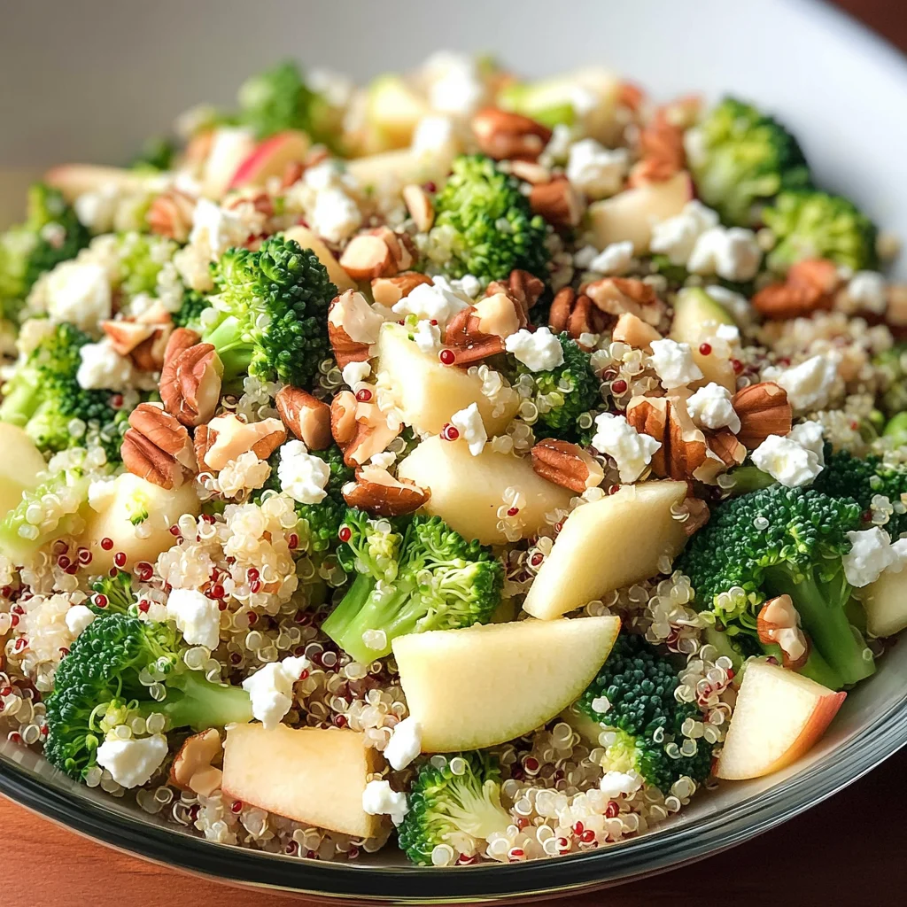 Broccoli Apple Quinoa Salad