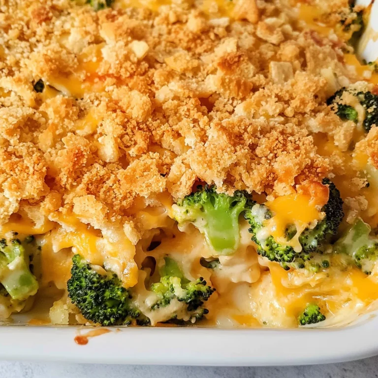 Broccoli Casserole with Ritz Crackers