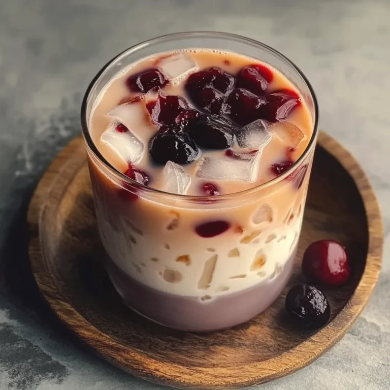 Cherry Earl Grey Milk Tea