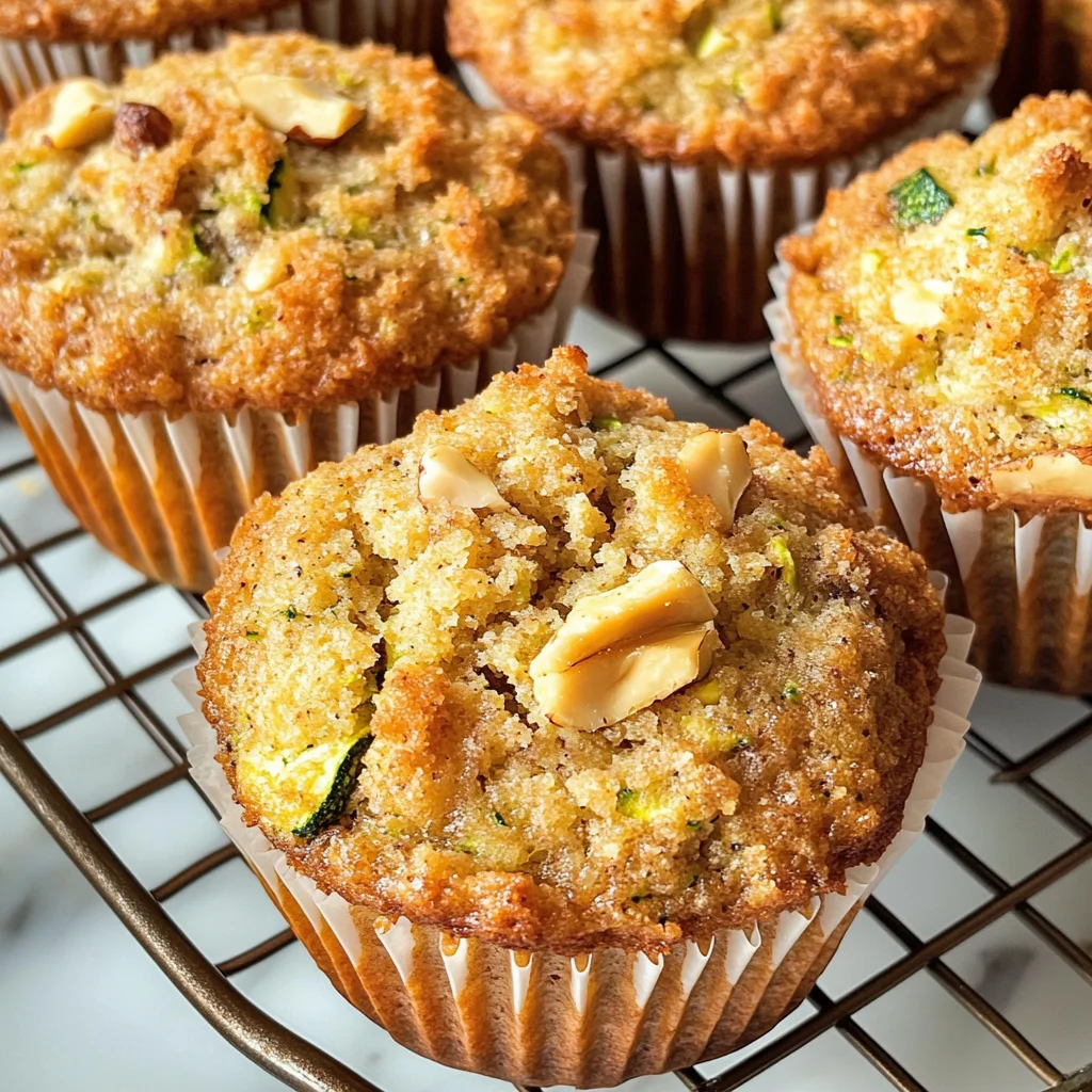 Coconut Flour Zucchini Muffins - Low Carb