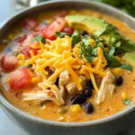 Creamy Chicken Tortilla Soup