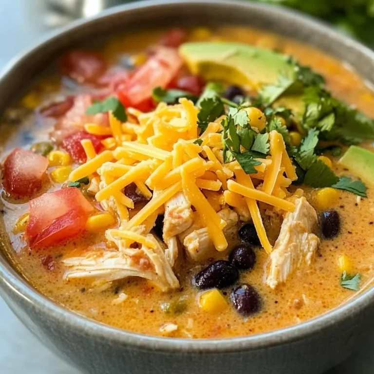 Creamy Chicken Tortilla Soup