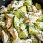 Creamy Cucumber Dill Chicken Salad