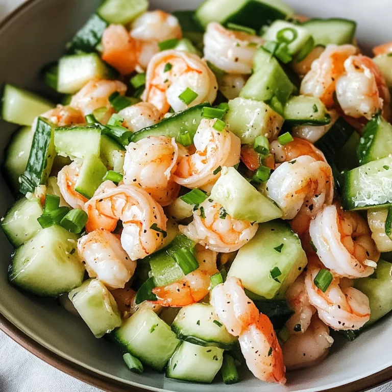 Cucumber Shrimp Salad