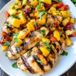 Grilled Mango Pineapple Chicken