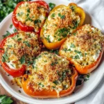 Herby Ricotta Stuffed Peppers