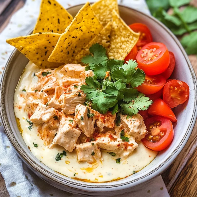 High Protein Cottage Cheese Chicken Taco Bowl