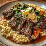 Italian Inspired Pot Roast and Risotto Dinner