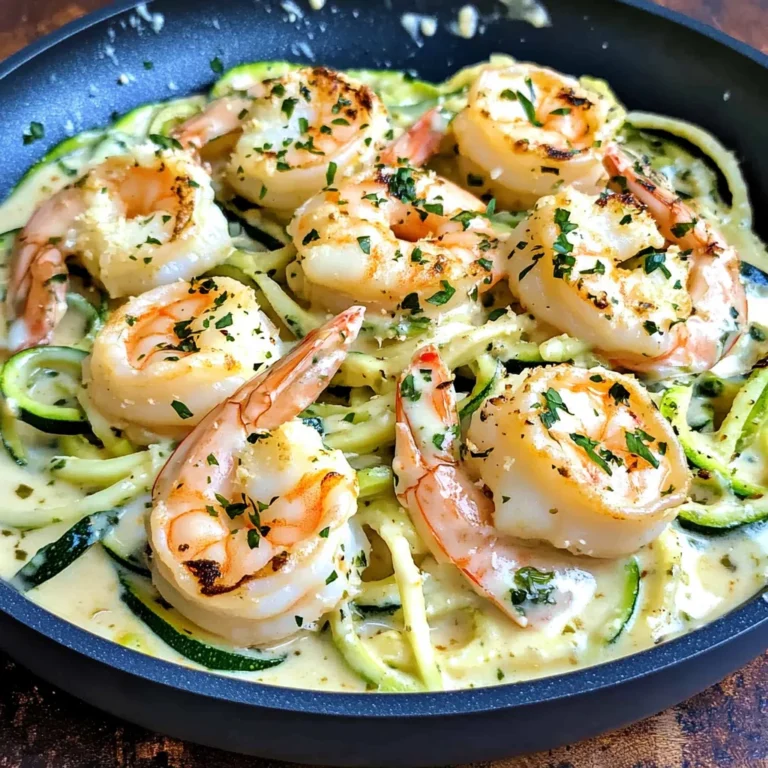 Keto Low-Carb Shrimp Alfredo