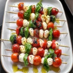Mini Caprese Salad Skewers