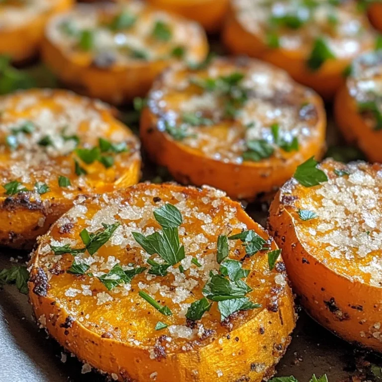 Parmesan Herb Sweet Potato Medallions Recipe