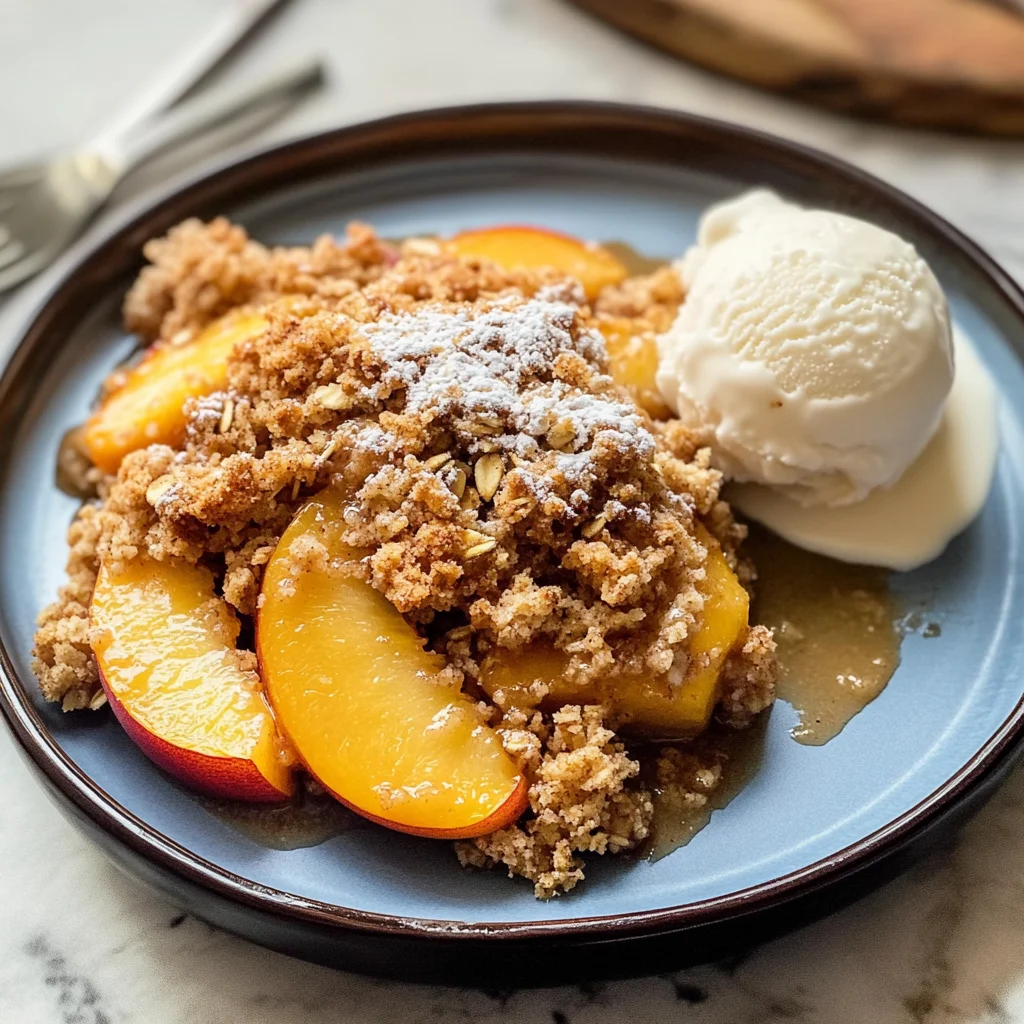 Peach Crisp