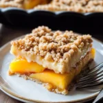 Peach Pie Crumble Bars