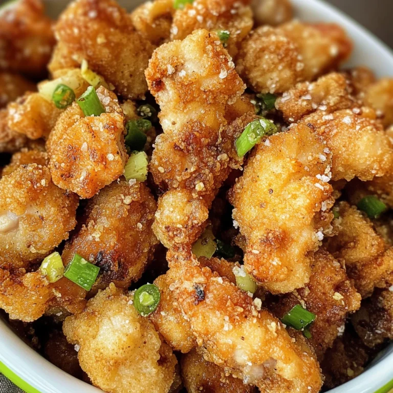 Printable Salt and Pepper Chicken Recipe Card