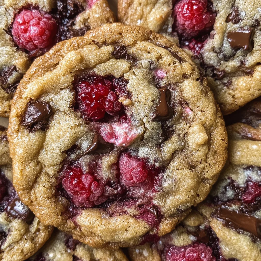 Raspberry Chocolate Chip Cookies