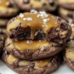Salted Caramel Chocolate Cookies