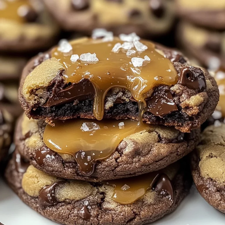 Salted Caramel Chocolate Cookies