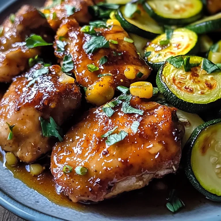 Sheet Pan Hot Honey Garlic Chicken and Zucchini: An Amazing Ultimate Recipe