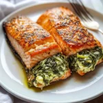 Spinach Stuffed Salmon