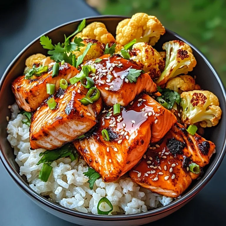 Sriracha Honey Salmon Bowls