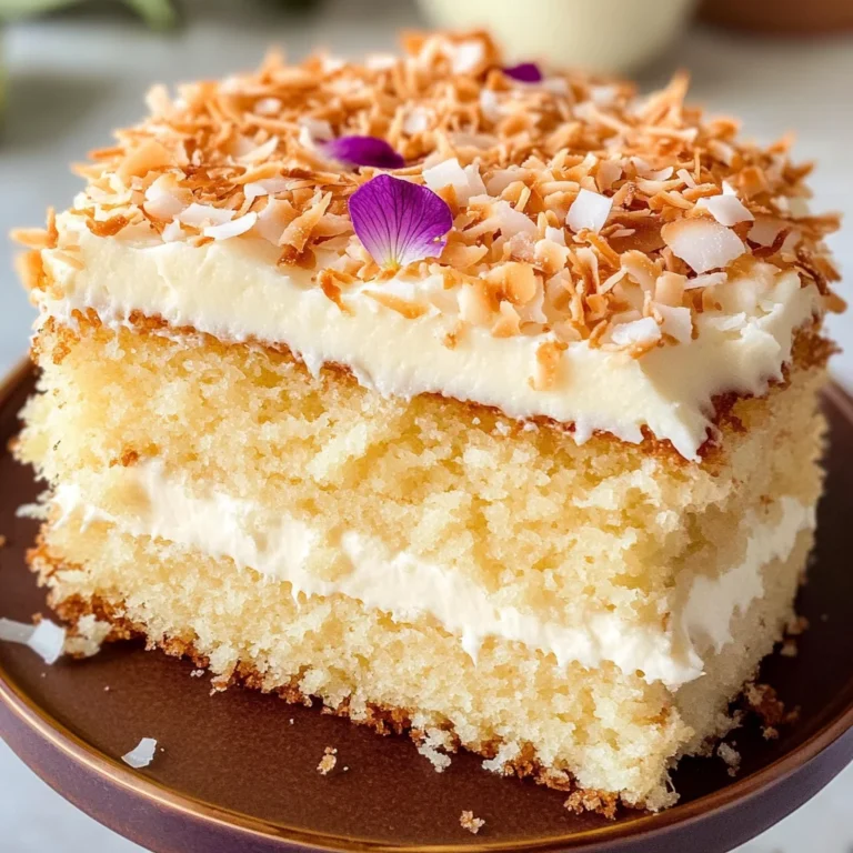 Sticky Coconut Cake