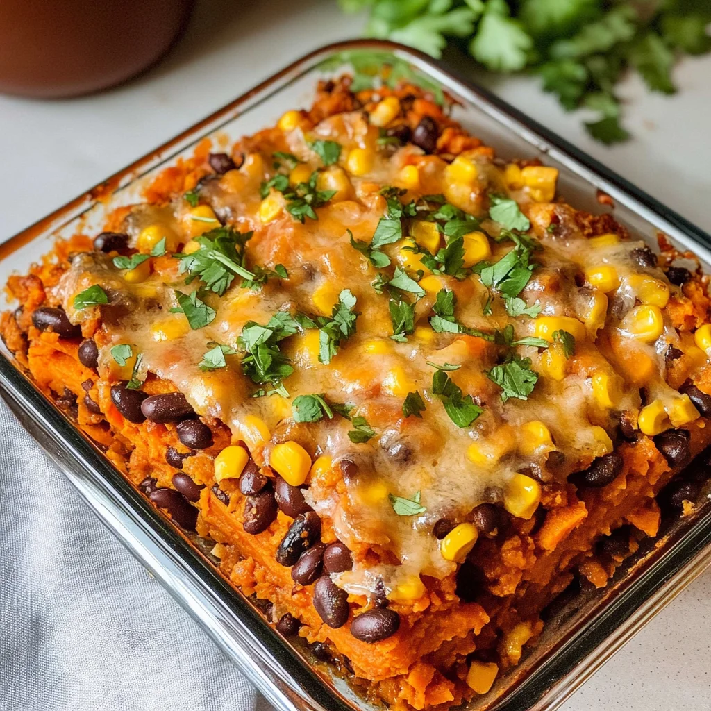 Sweet Potato and Black Bean Casserole: An Incredible 5-Layer Wholesome Delight