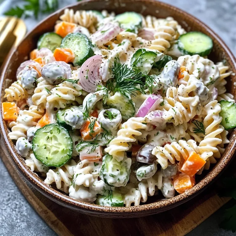 Tzatziki Pasta Salad