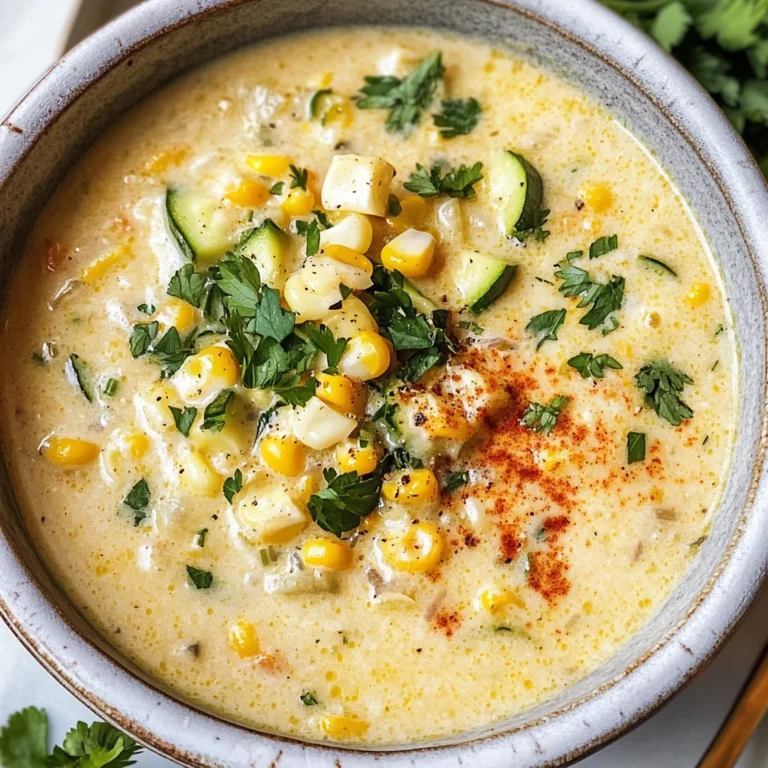Zucchini Corn Chowder