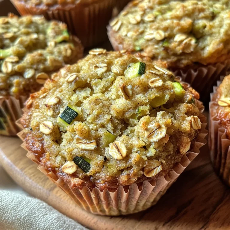 Zucchini Oatmeal Muffins