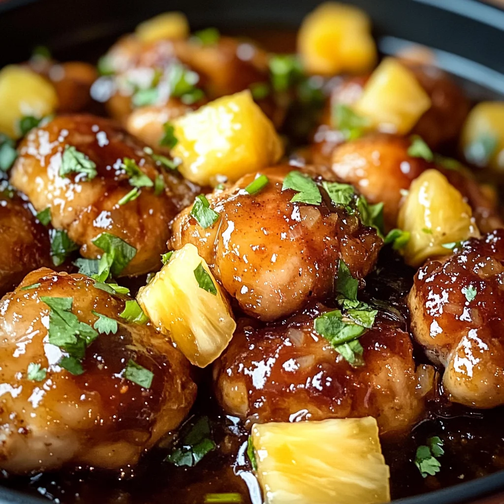 brown sugar pineapple chicken