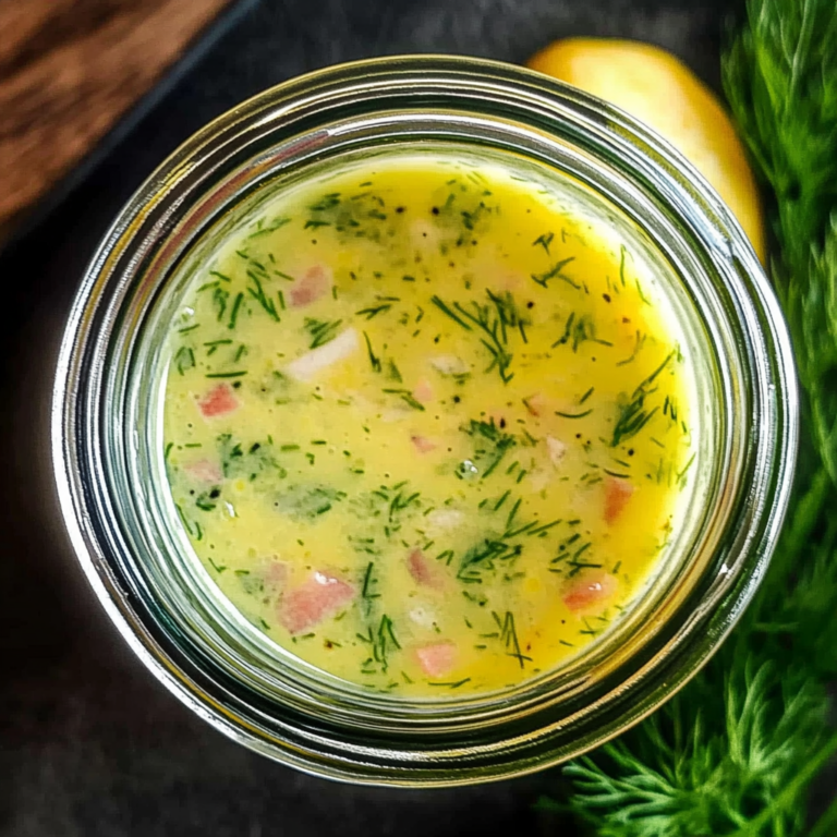 Zesty Lemon Dill Vinaigrette for Flavorful Salads
