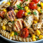 honey mustard chicken pasta salad