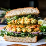 10 Minute Smashed Chickpea Salad Sandwich