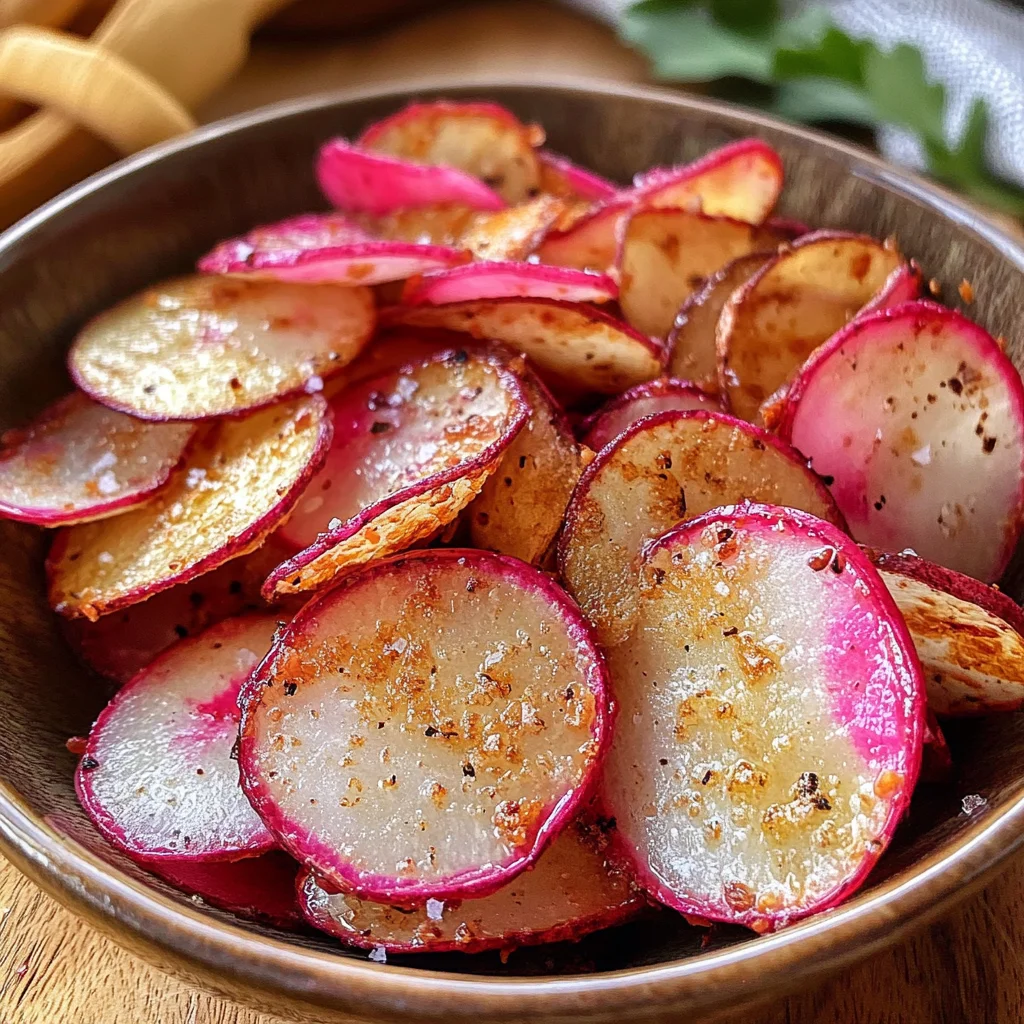 Air Fryer Radish Chips