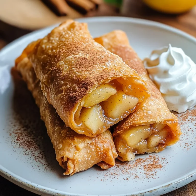 Apple Pie Egg Rolls